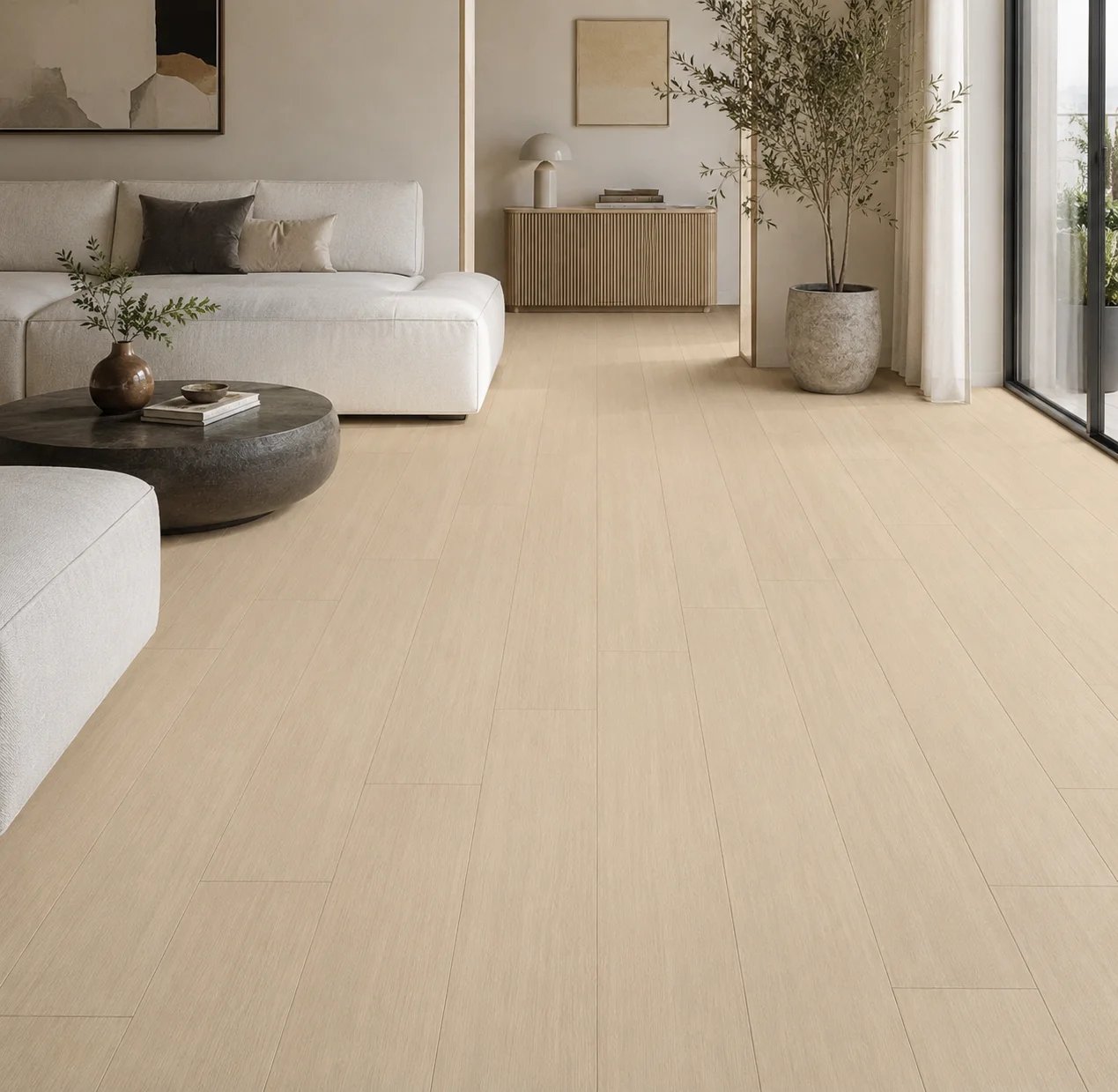 Solid Flooring. Natural Oak
