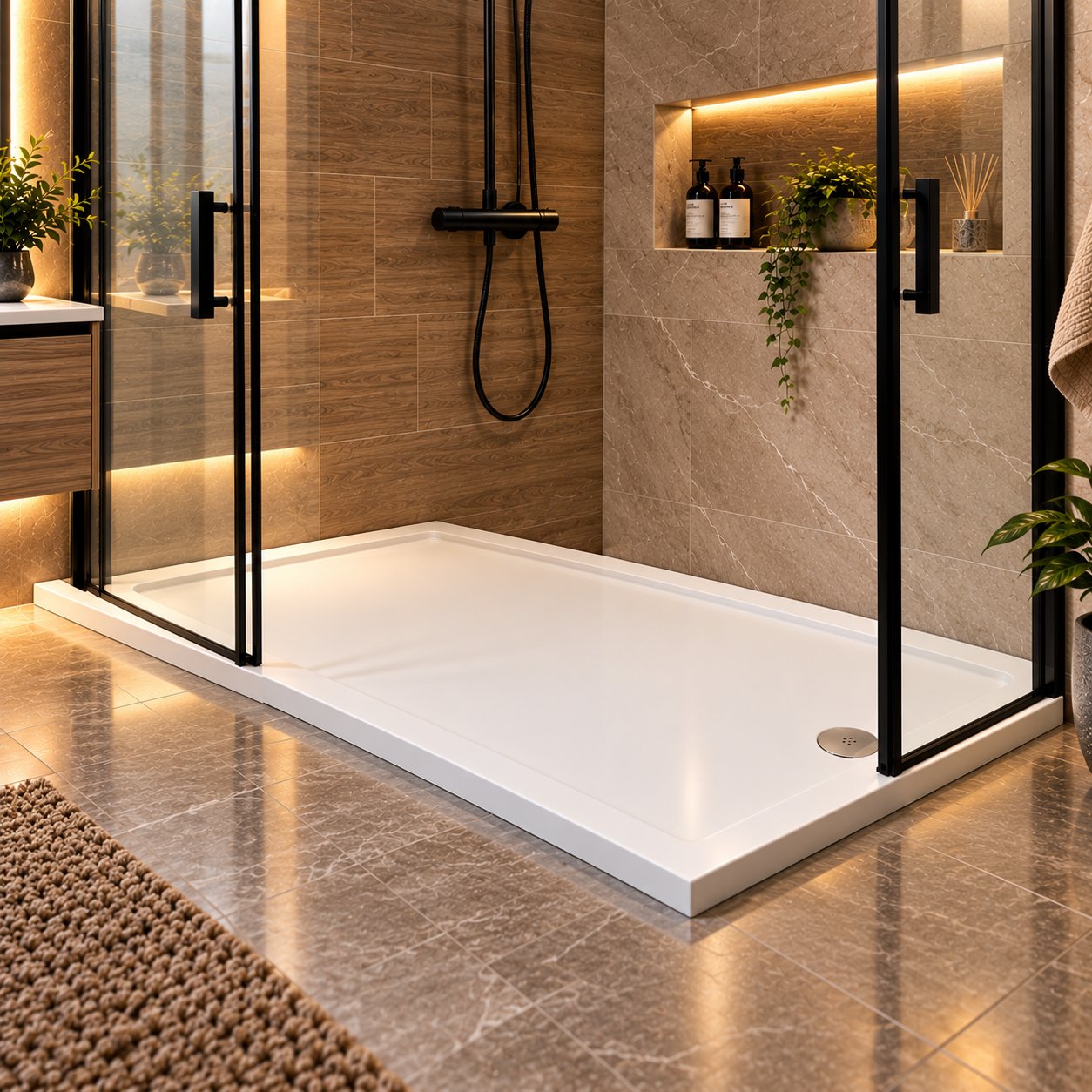 Shower tray, Rectangle 1700x760x30