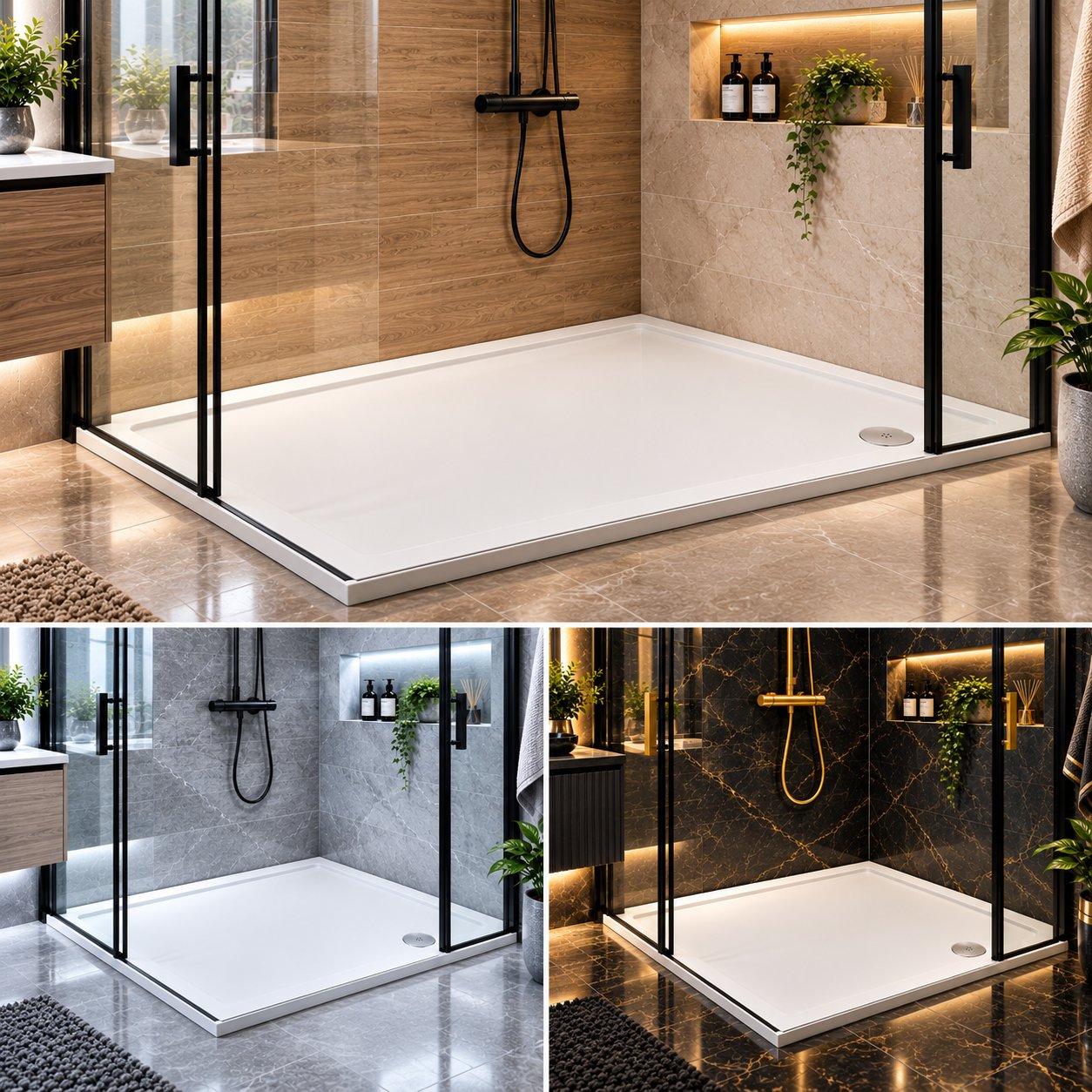 Shower tray, Rectangle 1700x800x30