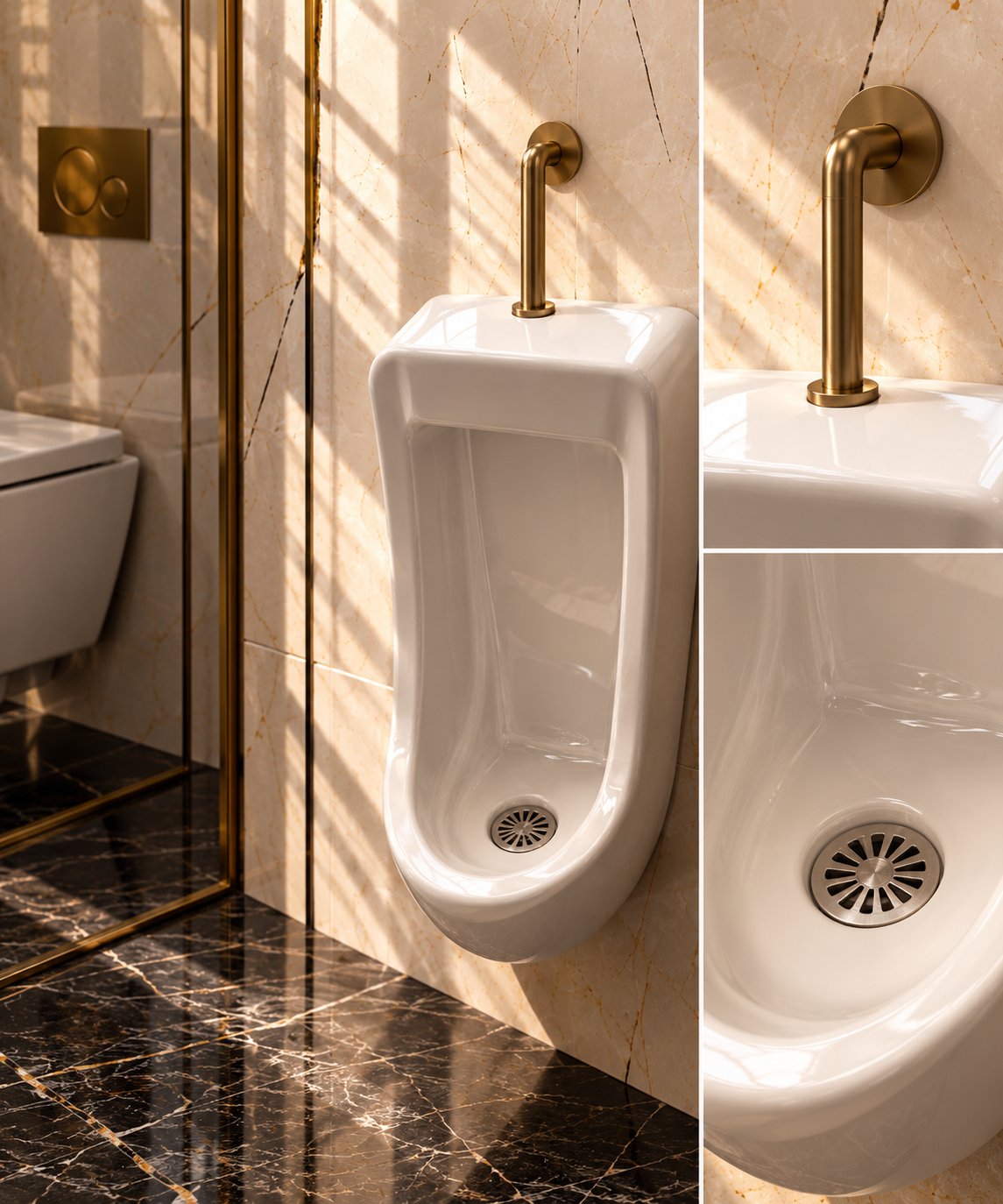 White Urinal