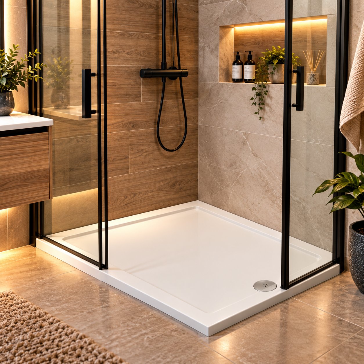 Shower tray, Rectangle 1000x700x30