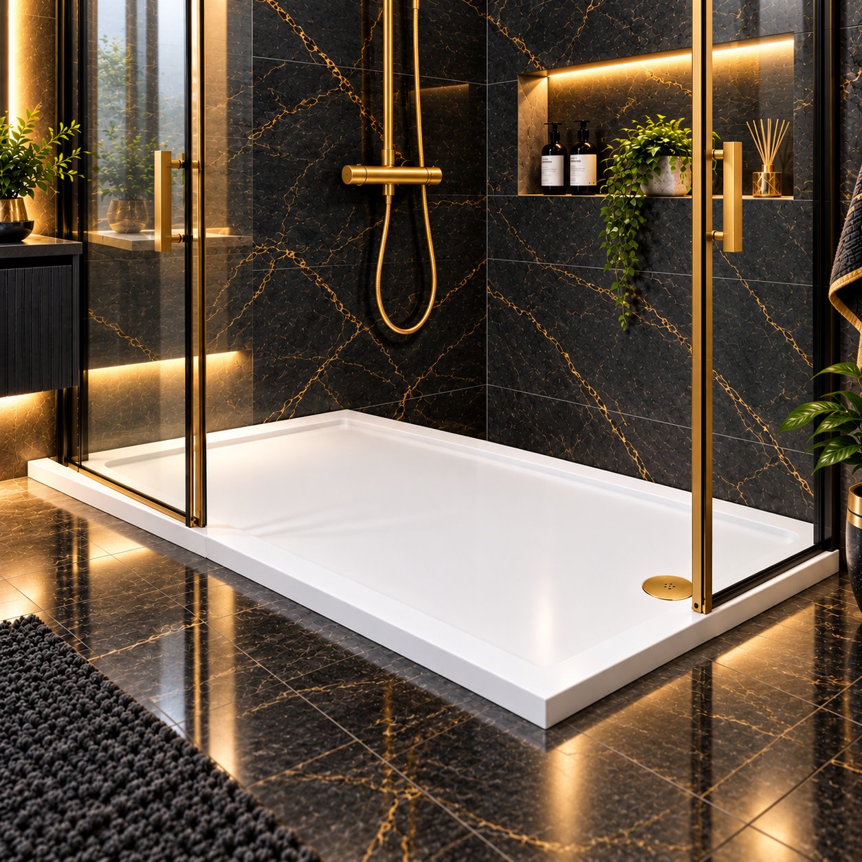 Shower tray, Rectangle 1400x800x30