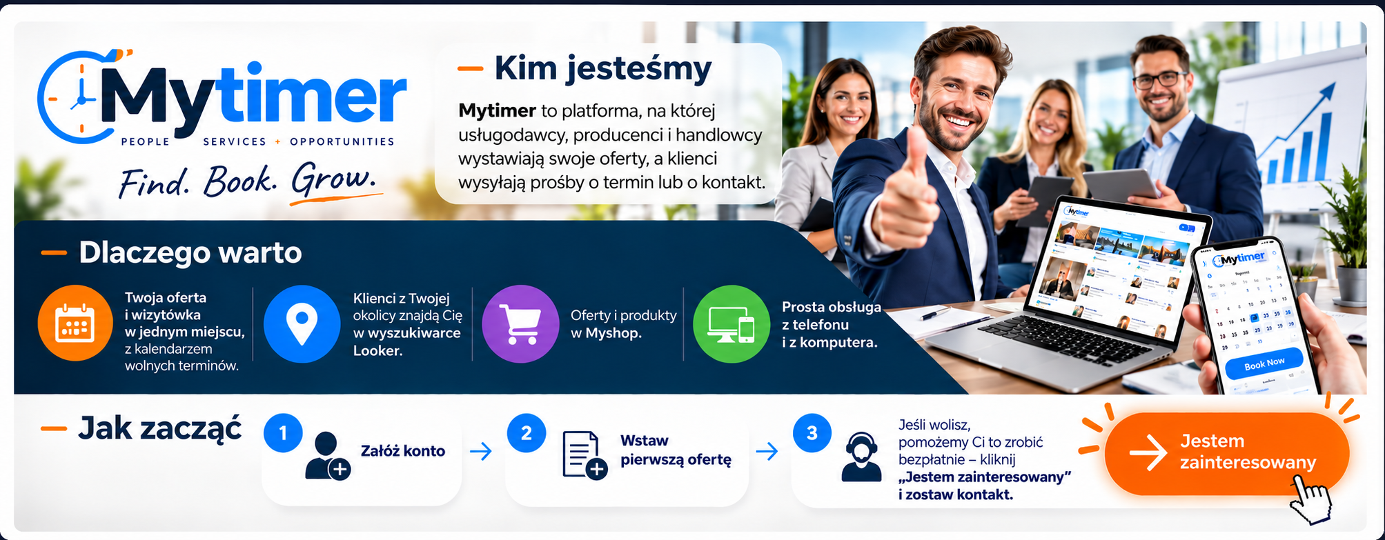 Oferta dla handlowców: sprzedawaj swoje towary na Mytimer